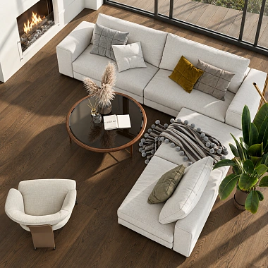 Кварцевый паркет Quartz Parquet Классик Дуб Рустикальный 410 7/1,2 мм