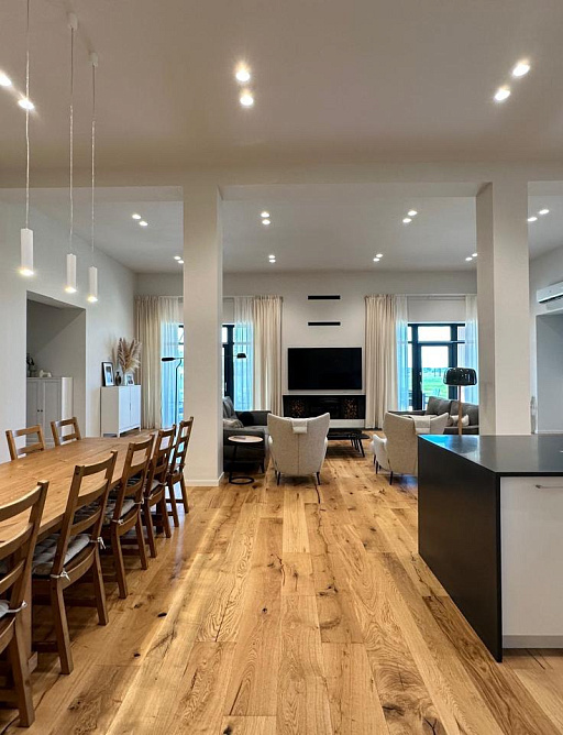 Проект Загородный дом 190м2  Московская обл. Паркет Haven