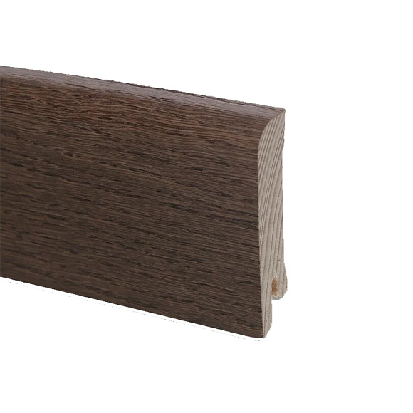 Плинтус Pedross Дуб Ассам 70 х 15 мм шпонированный