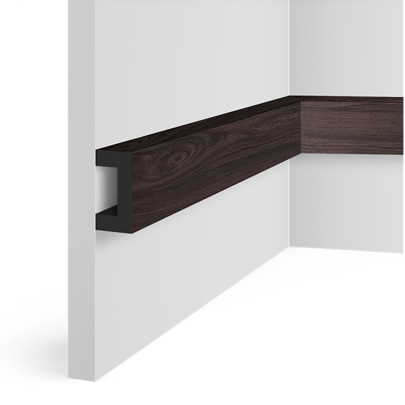 Молдинг BR395 ПОЛИСТИРОЛ HI WOOD 40мм х 20мм х 2.7м