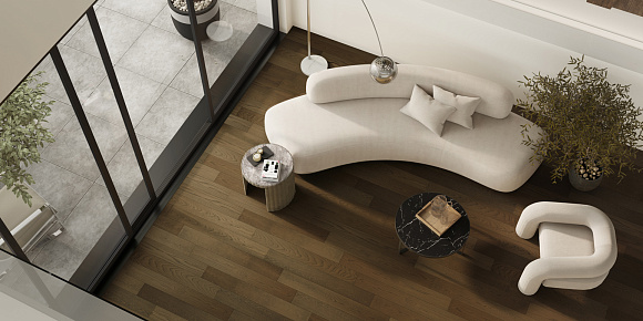 Кварцевый паркет Quartz Parquet Классик Дуб Брауни 413 7/1,2 мм