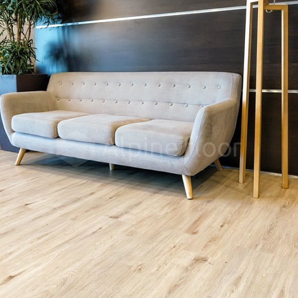 Кварцвиниловая плитка Alpine Floor клеевая Easy Line Дуб Ваниль ECO 3-4 1219,2×184,15×3