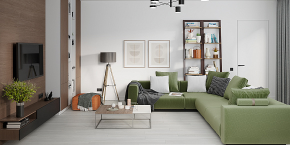 Кварцвиниловый SPC ламинат Damy Floor Family Дуб Зимний Winter Oak TCM304-3 1220×180×4