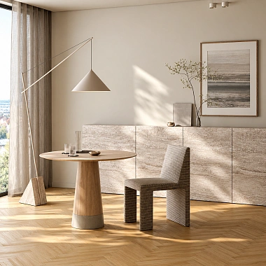 Кварцевый паркет Quartz Parquet Штучный паркет Гикори Североамериканский 44-400-74 5/0,6 мм