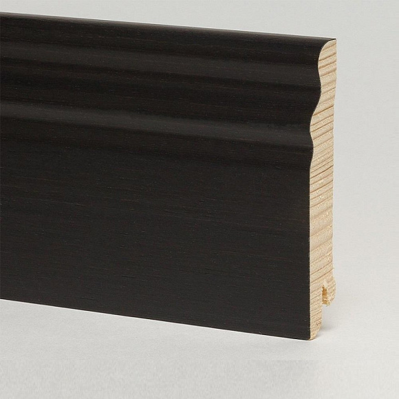 Плинтус Pedross Черный SEG 100 95 х 15 мм шпонированный