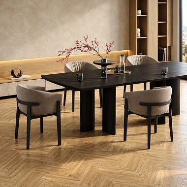 Кварцевый паркет Quartz Parquet Штучный паркет Дуб Карельский 44-419 5/0,6 мм