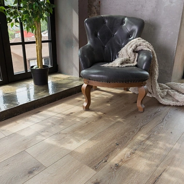 Кварцвиниловый WPC ламинат Aquafloor RealWood XL AF8001XL 1524×228×8