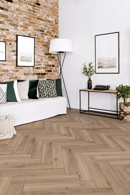 Ламинат Kronotex Herringbone Дуб Мец D 3766