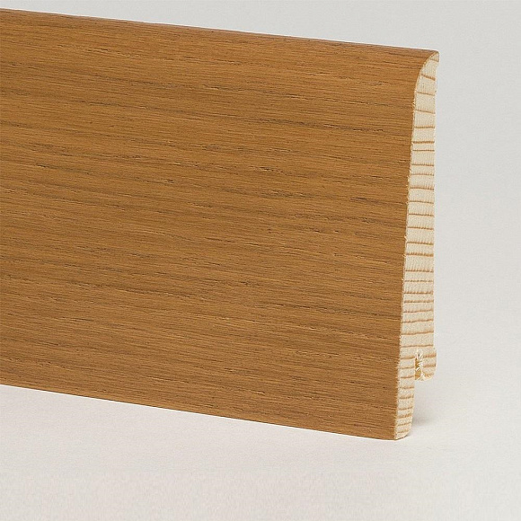 Плинтус Pedross Дуб Коньяк 80 х 16 мм шпонированный