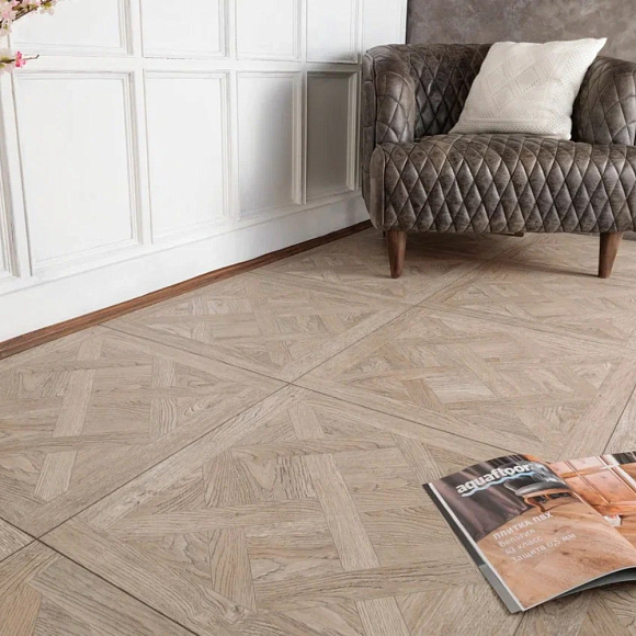 Кварцвиниловый SPC ламинат Aquafloor Versailles AF7003VS 600×600×7