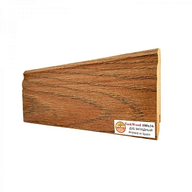 Плинтус Teckwood Дуб Западный (Oak West) 100мм