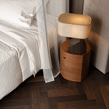 Кварцевый паркет Quartz Parquet Штучный паркет Венге Африканский 44-550-64 5/0,6 мм