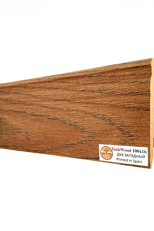 Плинтус Teckwood Дуб Западный (Oak West) 100мм