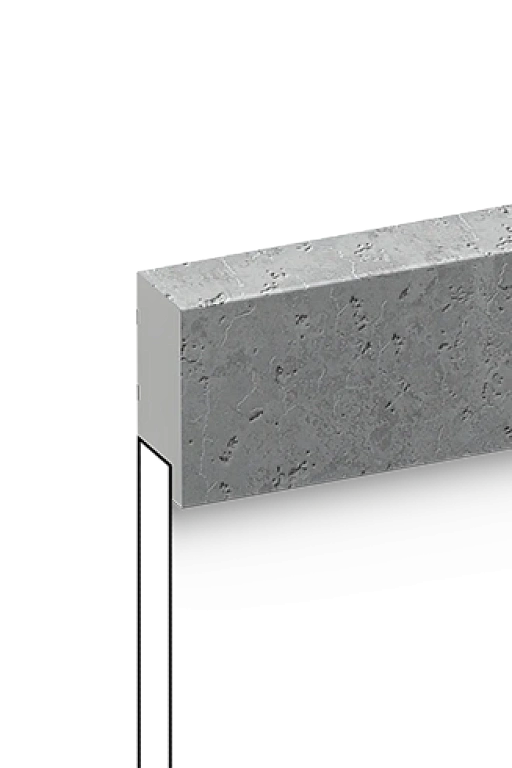 Финишный молдинг LF1 W50 HI WOOD 50мм х 17мм х 2.7м