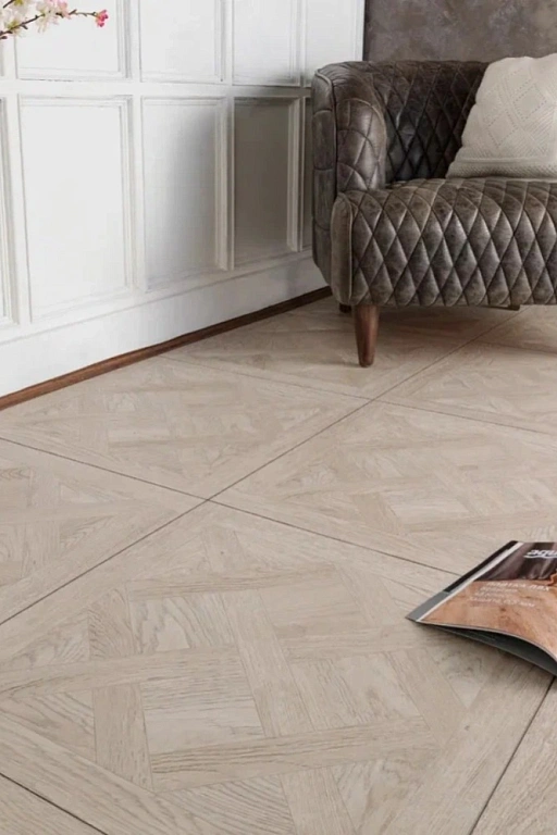 Кварцвиниловый SPC ламинат Aquafloor Versailles AF7001VS 600×600×7