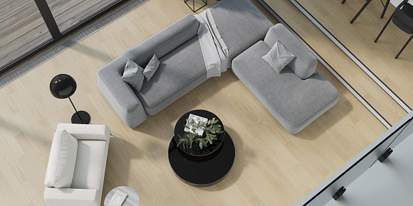 Кварцевый паркет Quartz Parquet Классик Дуб Австрийский 418 7/1,2 мм