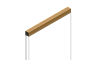 Молдинг D12V1 G365 HI WOOD 12мм х 12мм х 2.7м