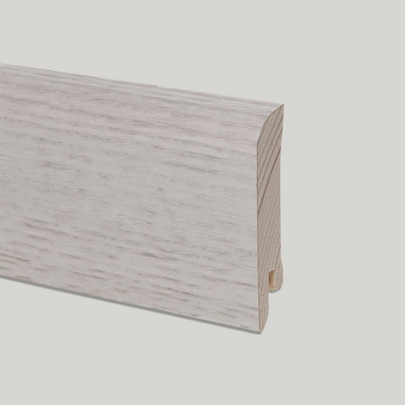 Плинтус Pedross Дуб Электрик Лайт 70 х 15 мм шпонированный