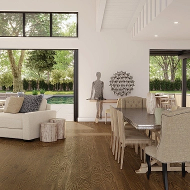 Паркетная доска ESTA Ясень Elegant Walnut Color