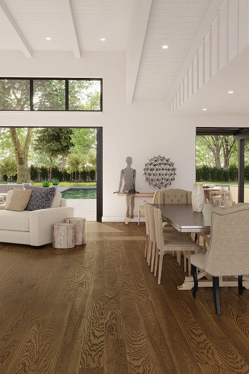Паркетная доска ESTA Ясень Elegant Walnut Color