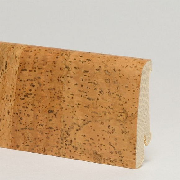 Плинтус Pedross Пробка рустик 58 мм шпонированный