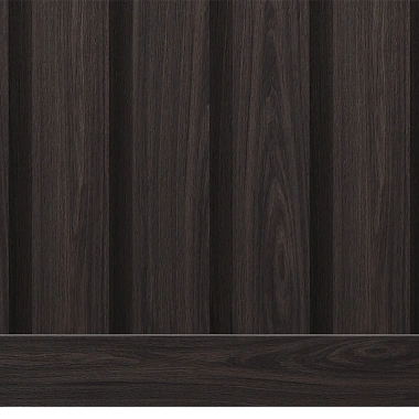 Плинтус B90V1 BR395 HI WOOD 90мм х 14мм х 2.7м