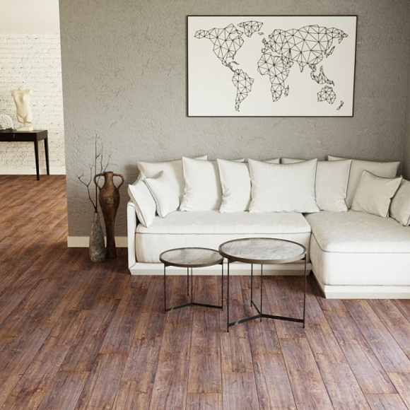 Каменный ламинат SPC ART STONE 117 ASP, Тик Краббе, PB, 1220x183x6 мм