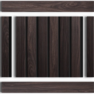 Панель LV123 BR395K HI WOOD 120.0мм х 12.0мм х 2.7м Панель LV123 BR395K HI WOOD 120.0мм х 12.0мм х 2.7м