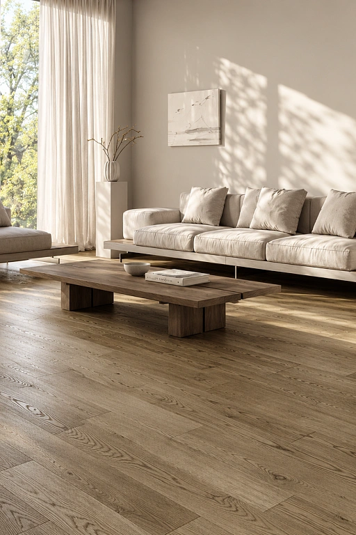 Кварцевый паркет Quartz Parquet Классик Дуб Муссон 1258-02 5/0,6 мм