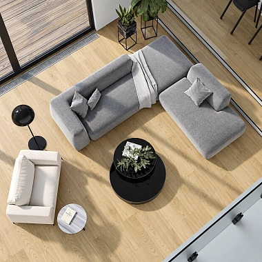 Кварцевый паркет Quartz Parquet Классик Дуб Тоскана 407 5/0,6 мм