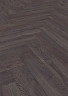 Ламинат Kronotex Herringbone Дуб Эльба черный D 6010