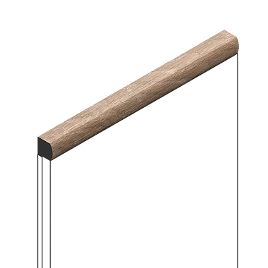 Молдинг D15V2 BR416 HI WOOD 15мм х 15мм х 2.7м