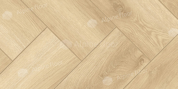 Ламинат Alpine Floor Herringbone Дуб Шампань