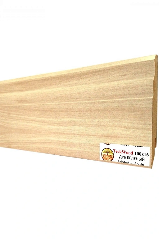 Плинтус Teckwood Дуб беленый (White Oak) 100мм