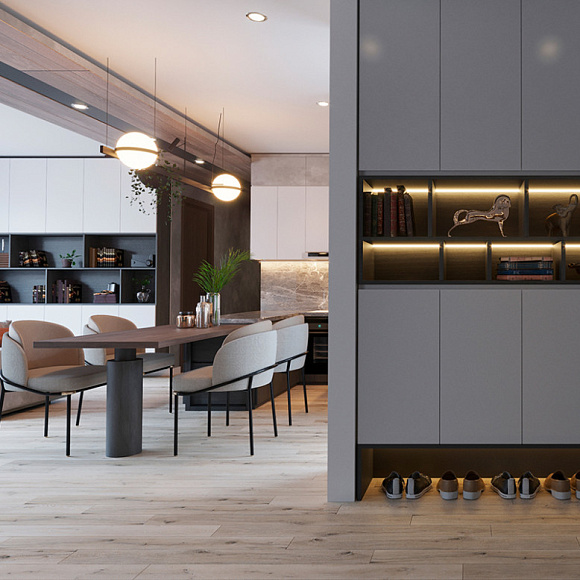 Каменный ламинат SPC StoneFloor 8813-2 HP Дуб Зимний лес 1545*180*4,5 мм