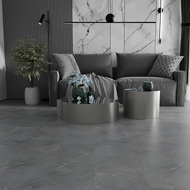 Кварцвиниловая плитка SPC Ideal Flooring Fine Stone Scuro