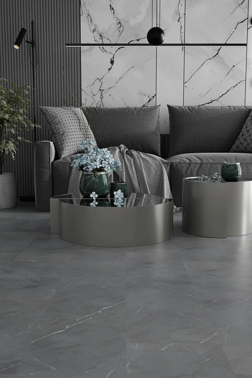 Кварцвиниловая плитка SPC Ideal Flooring Fine Stone Scuro
