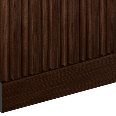 Плинтус B90V1 BR396 HI WOOD 90мм х 14мм х 2.7м