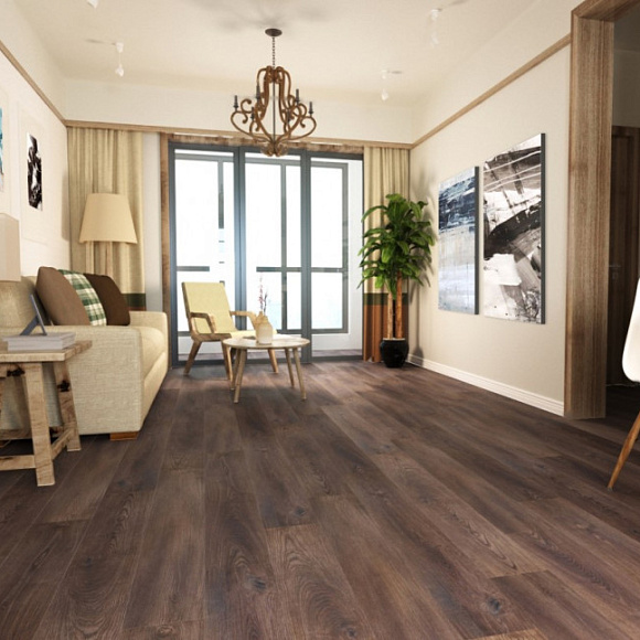 Каменный ламинат SPC ART STONE 125 ASP, Ясень Гека, 1220x183x6 мм