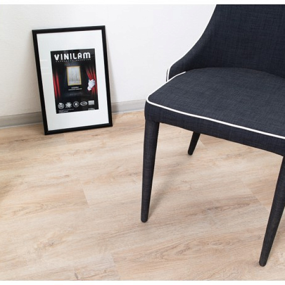 SPC ламинат Vinilam Ceramo Wood Дуб Брюз