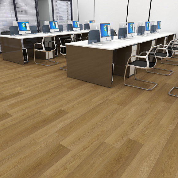 Кварцвинил Draw Wood Herringbone Oak 7204 со встроенной подложкой IXPE. Размер 635х127х5мм (2.42)