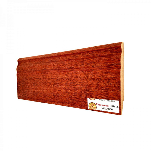 Плинтус Teckwood Махагон (Mahogany) 100мм