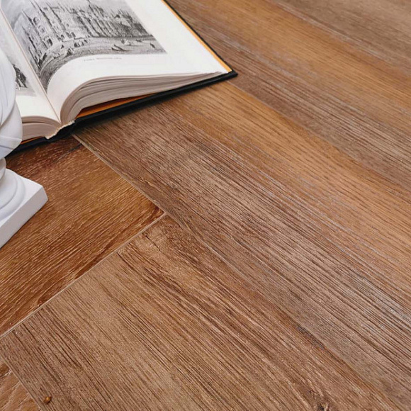 Каменный ламинат SPC StoneFloor Дуб Эрлгрей 622104 HP (Английская елка)