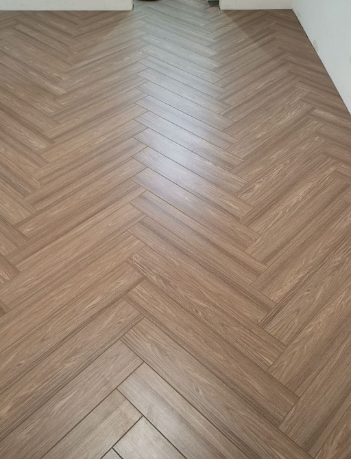 Проект квартира 45 м2 г. Санкт-Петербург Ламинат Англ Елка