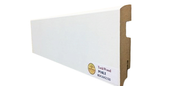 Плинтус Teckwood Белый Роял 80