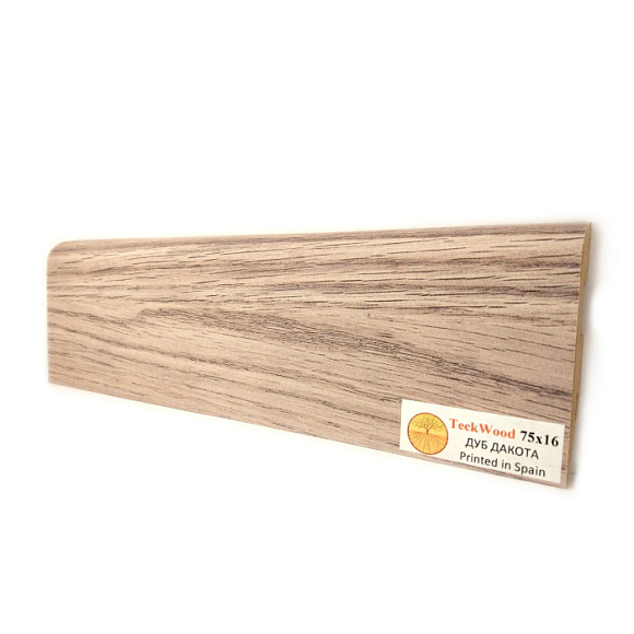 Плинтус Teckwood Дуб Дакота (Oak Dacota) 75 мм
