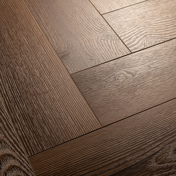 Кварцвиниловый SPC ламинат Aquafloor Space Parquet Light AF4520PQL венгерская елка 610×122×4,5
