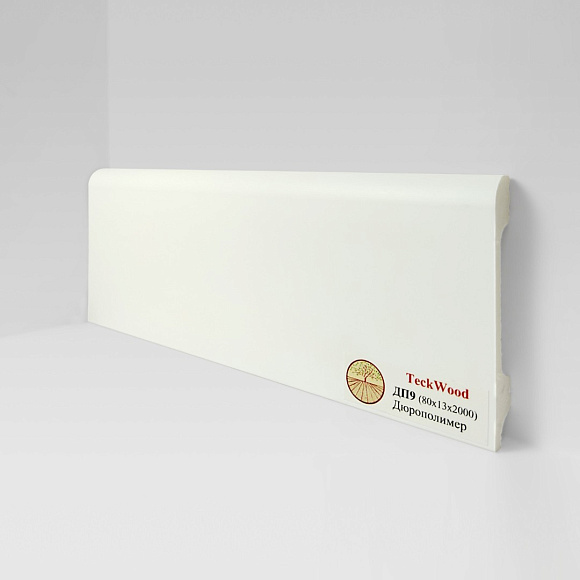 Плинтус Teckwood Белый ДП9 80х13