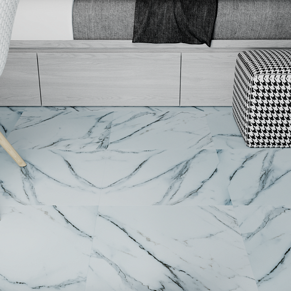 Клеевая плитка ПВХ ART EAST ATS 764, Мрамор Каррара Бьянко 457.2 х 457.2 х 2,5mm (0,5mm) Клеевая плитка ПВХ ART EAST ATS 764, Мрамор Каррара Бьянко 457.2 х 457.2 х 2,5mm (0,5mm)