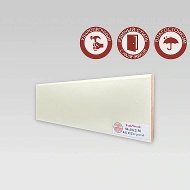 Плинтус Teckwood RAL 1013 Плинтус Teckwood RAL 1013